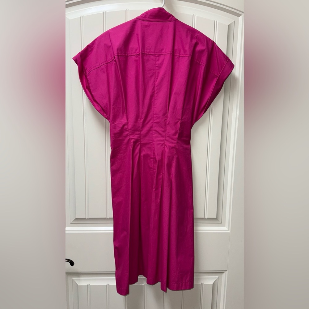 LN $300 WOMENS SMALL (bust 38”) FINLEY ROCKY DRESS PINK KNEE LENGTH - Picture 3 of 3
